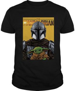 Official The Mandalorian Boba Fett And Baby Yoda T-Shirt-SL