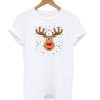 Weihnachten Rentier Kopf T shirt-SL