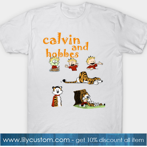 calvin and hobbes T-Shirt-SL