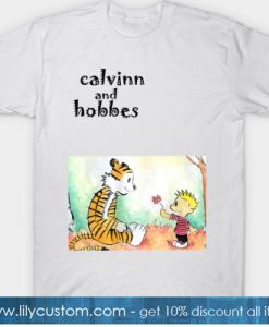 calvin and hobbes t shirt-SL