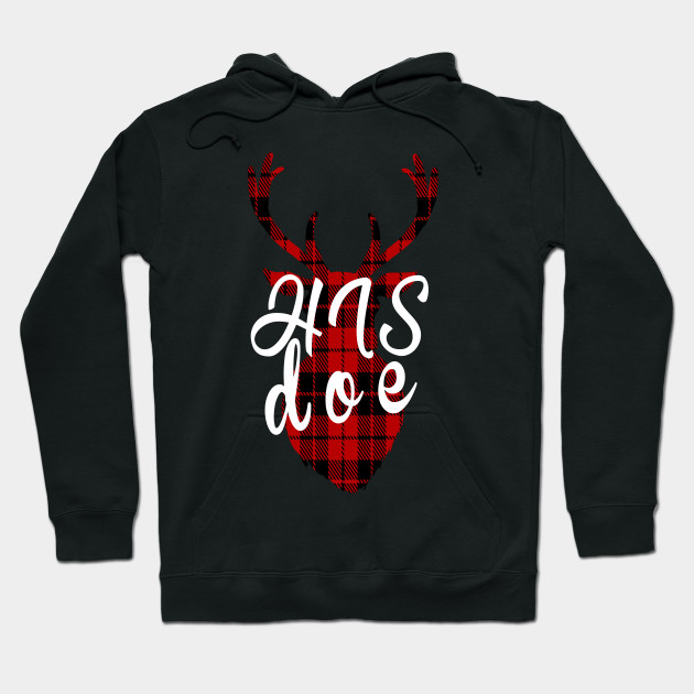 his doe matching christmas Hoodie-SL