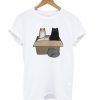 4 Cats in a Box T shirt