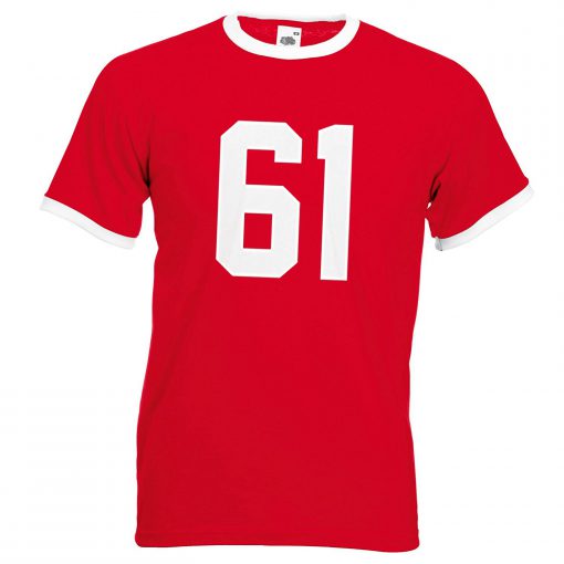 61 Cute Red Ringer T shirt