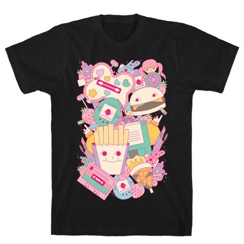 90s-Toys-Candy-and-Makeup-T-Shirt-VL