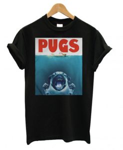 A Pugs Jaws Shark T shirt