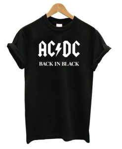 AC DC Back In Black T shirt