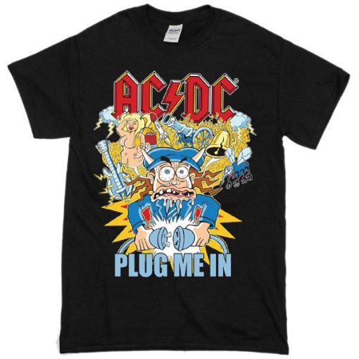 AC DC Unplugged T shirt