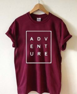 Adventure Font T shirt