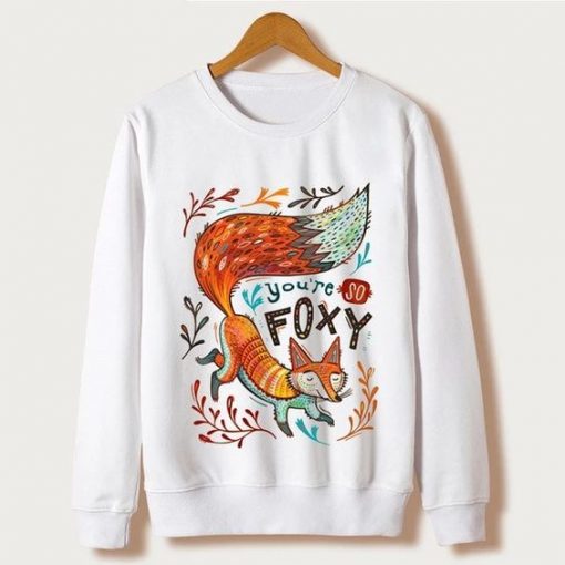 Animal Fox Print Sweatshirt