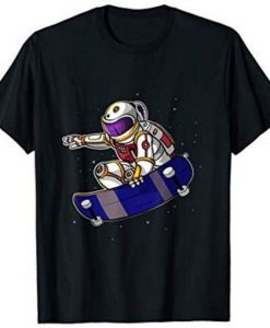 Astronaut Skateboard Weltraum Skater T-Shirt