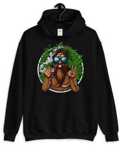 Bigfoot Smoking Hoodie