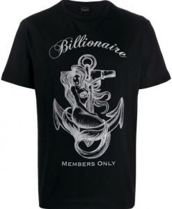 Billionaire Members Only printed T-shirt