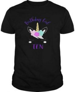Birthday Unicorn Ten T-Shirt