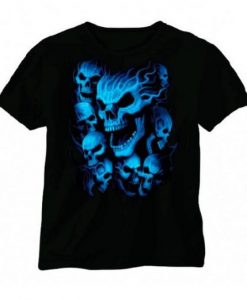 Blue Skulls T-shirt