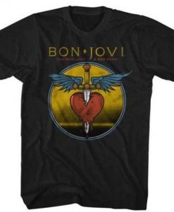 Bon Jovi Heart and Dagger T-Shirt