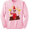 Christmas Elf On A Shelf Elfie Selfie Sweatshirt