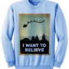 Christmas Sweater I Want To Believe Sweatshirt