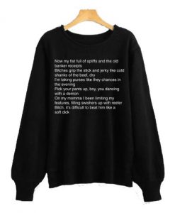 Earl Lyrics Sweatshirt