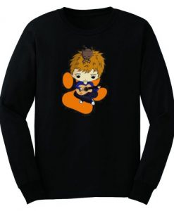 Ed Sheeran Cartoon Baseball Sweatshirt