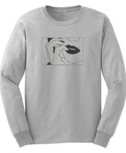 Fall into The Hole Graphic Sweatshirt