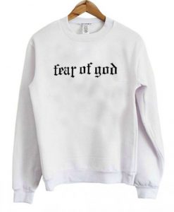 Fear Of God Font Sweatshirt