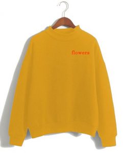 Flowers Font Sweatshirt