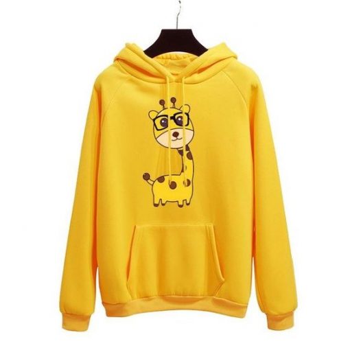 Girrafe Yellow Hoodie