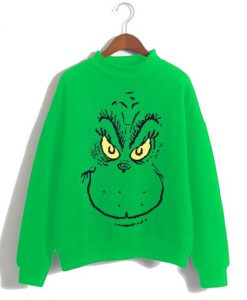 Grinch Face Dr. Seuss Christmas Sweatshirt