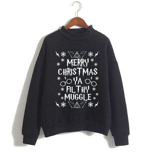 Happy Christmas Ya Filthy Muggle Harry Potter Ugly Sweatshirt