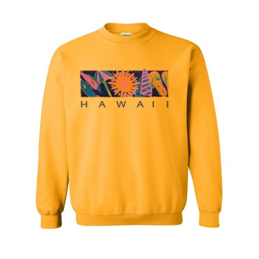 Hawaii Yellow Sweatshirt