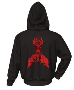 Hellboy Back Hoodie