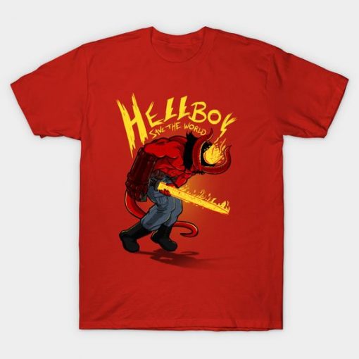 Hellboy Save The World T-Shirt