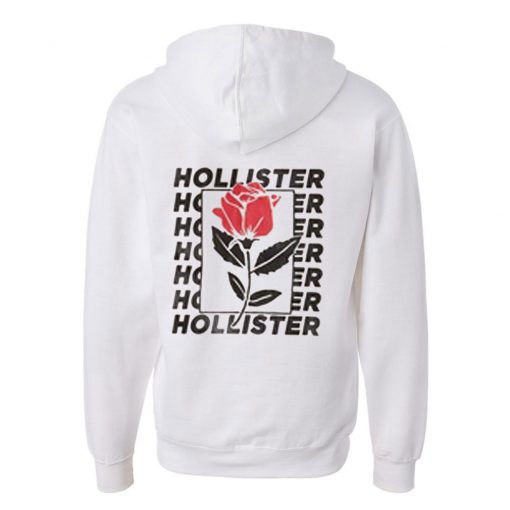 Hollister Rose Graphic Hoodie back