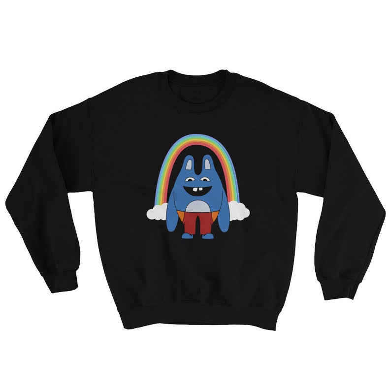 I Love You Bingo Bronson Rainbow Sweatshirt NA