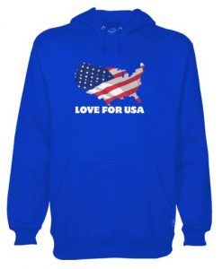 Independence Day I Love Usa Hoodie