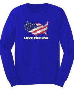 Independence Day I Love Usa Sweatshirt