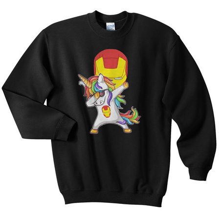 Iron Man Unicorn Dabbing Sweatshirt