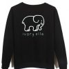 Ivory Ella Back Sweatshirt