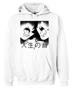 Japanese Erotic Hentai Lewd For Life Drooling Anime Girls Hoodie