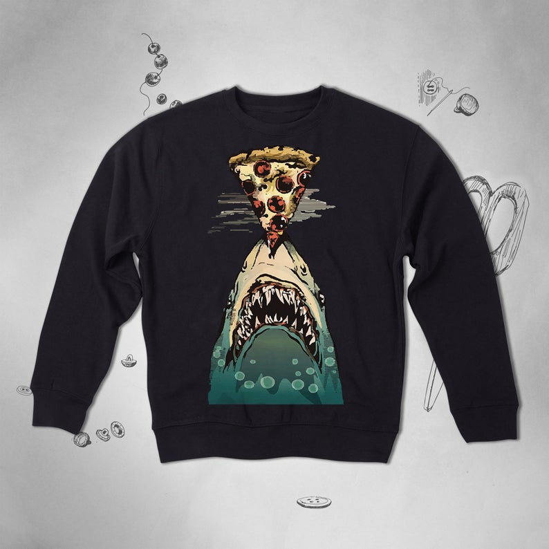 Jaws Pizza sweatshirt NA