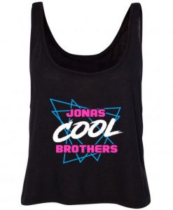 Jonas Brothers Cool Triangles Crop Tank-top