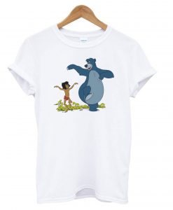 Jungle Book Mowgli and Baloo Dancing T shirt