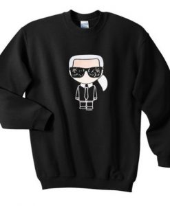 Karl Who Black Sweatshirt