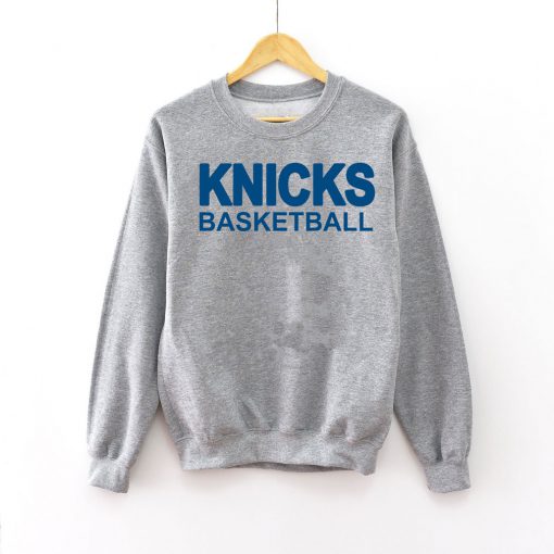 Knicks Basketball Grey Sweatshirt