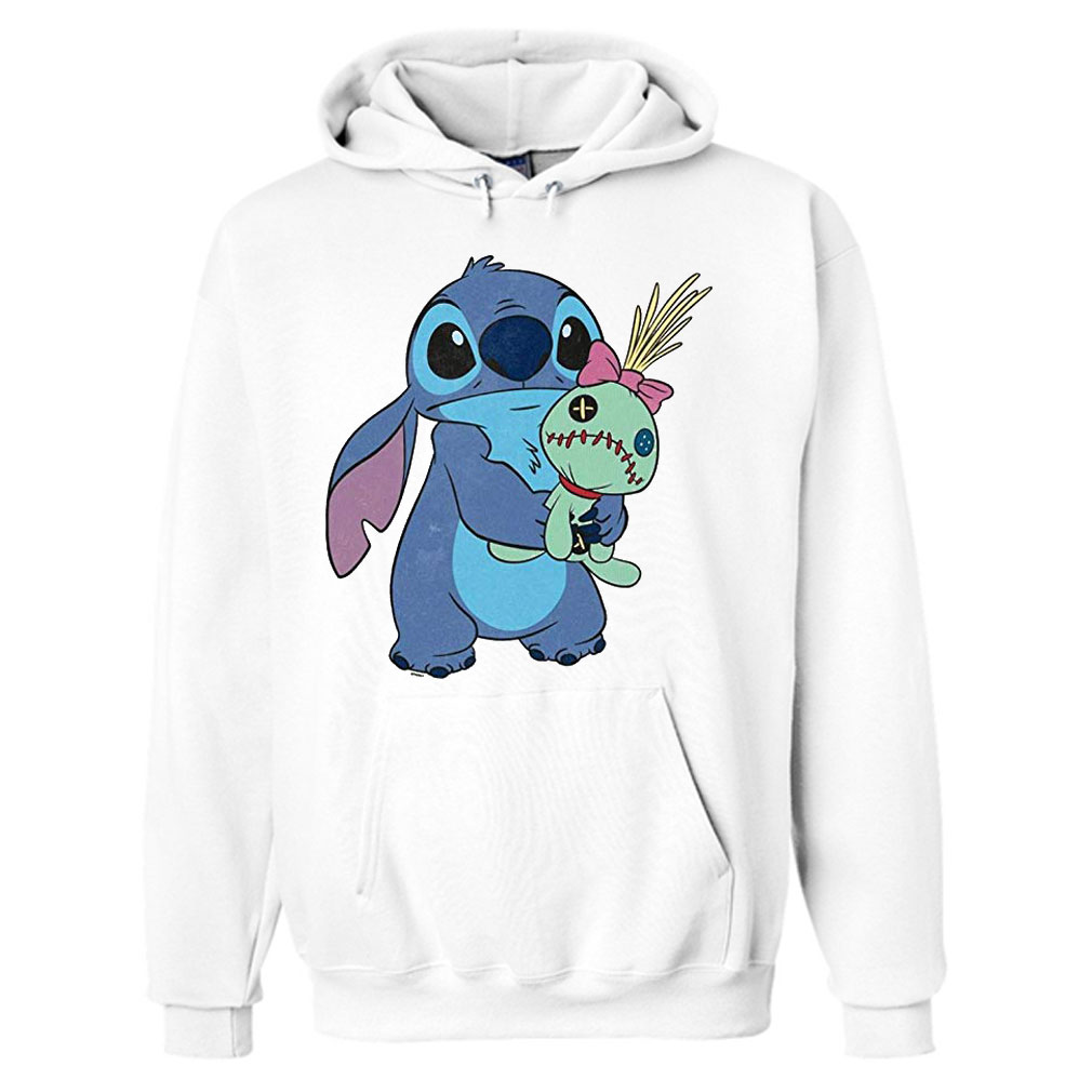 Lilo & Stitch Ohana Stitch & Scrump Girls Hoodie