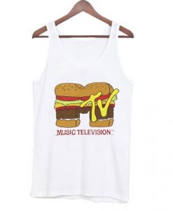 MTV Logo Burger Tank top