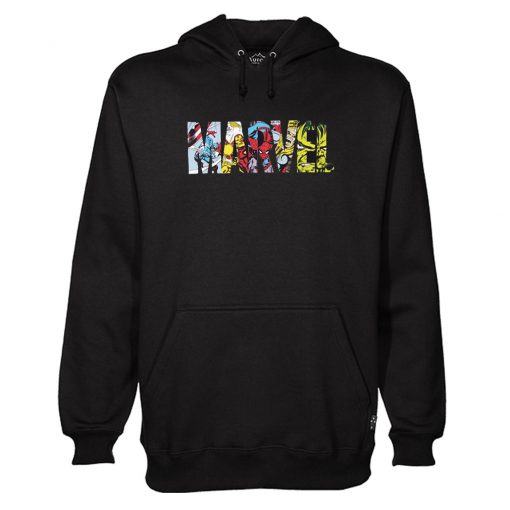 Marvel Comic Strip Logo Hoodie