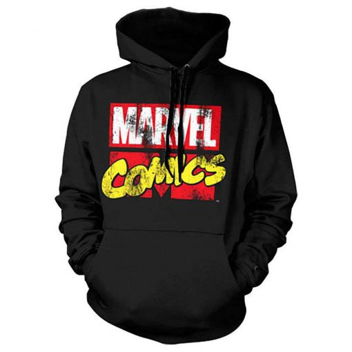 Marvel Comics Black Hoodie