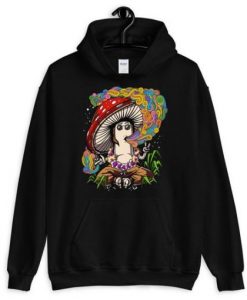 Mushrooms Hippie Hoodie