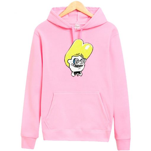 Nerd Boy Cartoon Hoodie